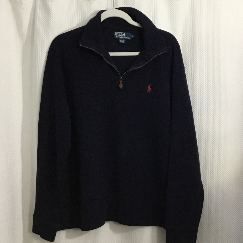 Polo by Ralph Lauren Men's Dark Blue Sweater
